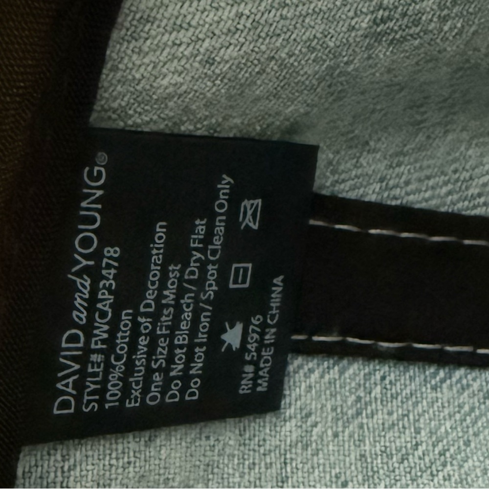 David and Young {Put It On My Husband’s Tab} Denim Hat - Picture 6 of 7